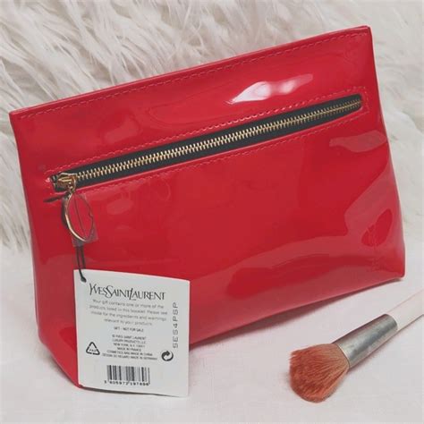 ysl cosmetic paper bag|YSL beaute makeup bag.